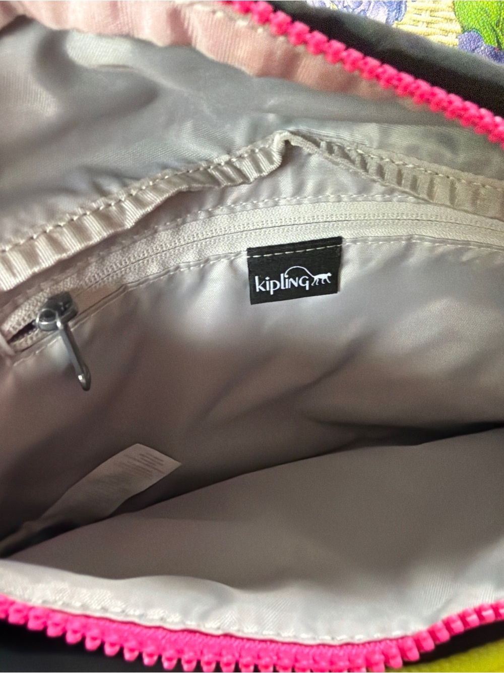 Kipling Yasemina Travel Belt Bag Fanny Pack Sling Bag Rainbow Black - Picture 8 of 8